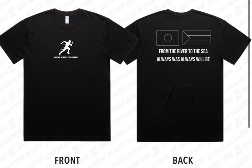 FBC Aboriginal x Palestine oversized solidarity tee